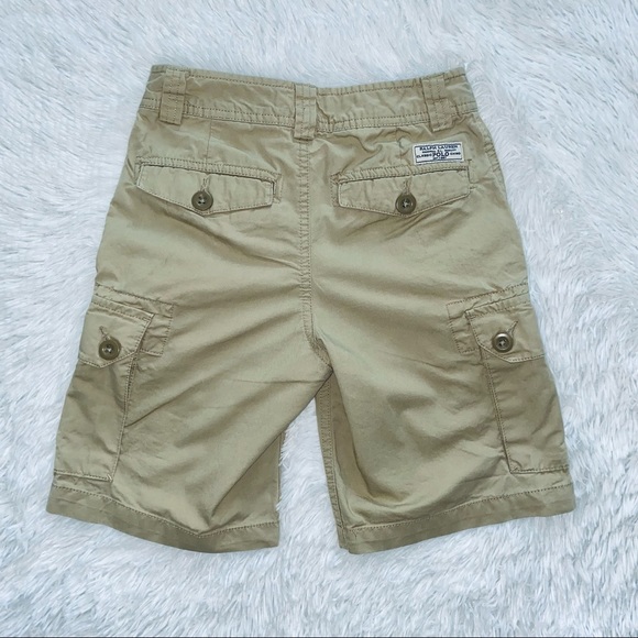 Polo Ralph Lauren 🐎 Big Boys Khaki Twill Cargo Shorts - Picture 4 of 5
